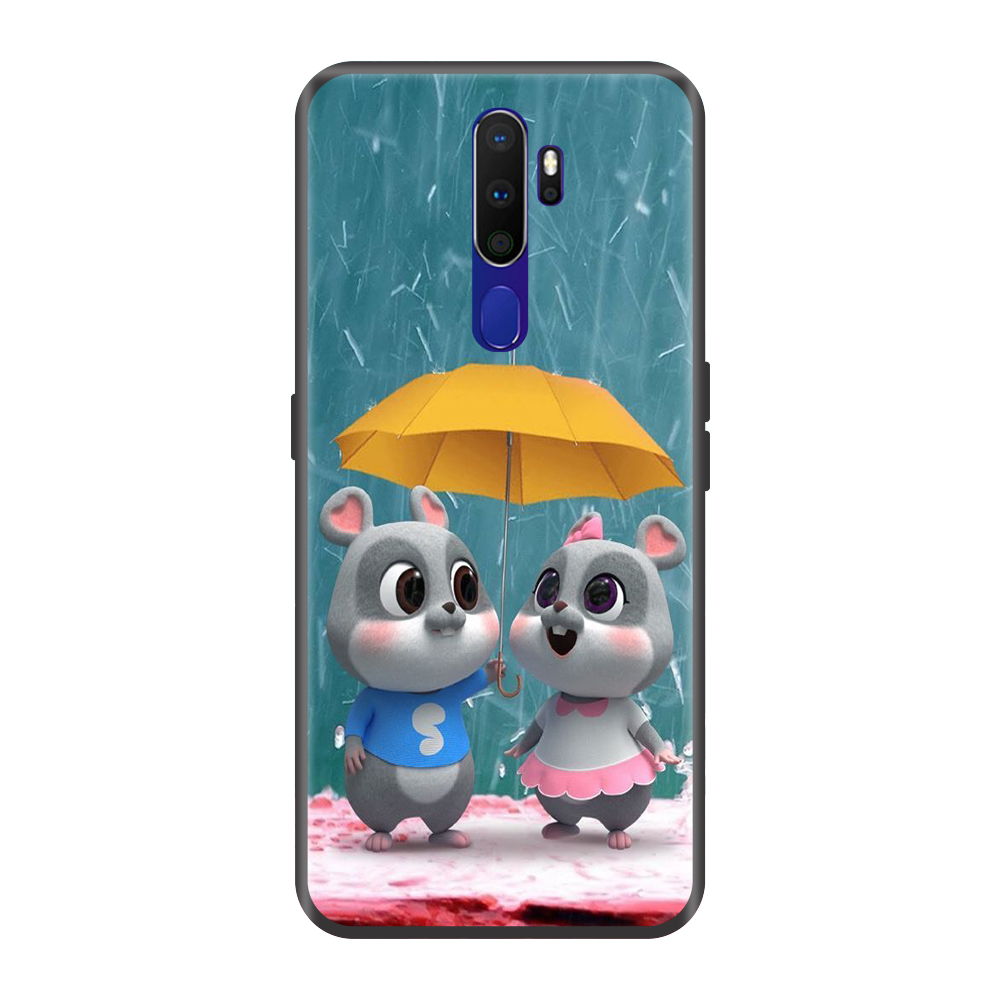 Ốp lưng TPU viền dẻo cho điện thoại OPPO A9 2020 Hình Chuột Tết 2020 Mẫu 14
