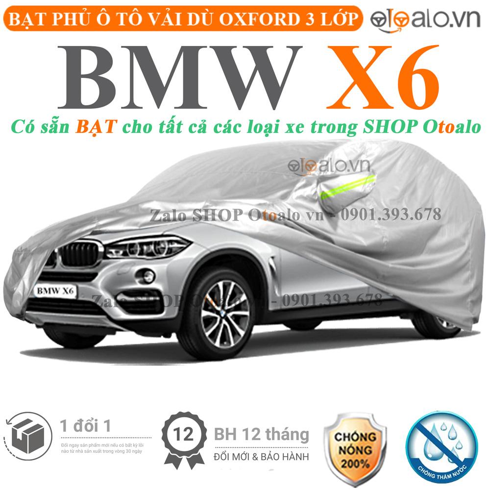 Bạt che phủ xe ô tô BMW X6 vải dù 3 lớp CAO CẤP BPXOT - OTOALO