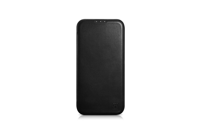 Bao da iCarer hỗ trợ sạc không dây dành cho iPhone 14 / iPhone 14 Plus Curved Edge Real Leather - Hàng nhập khẩu