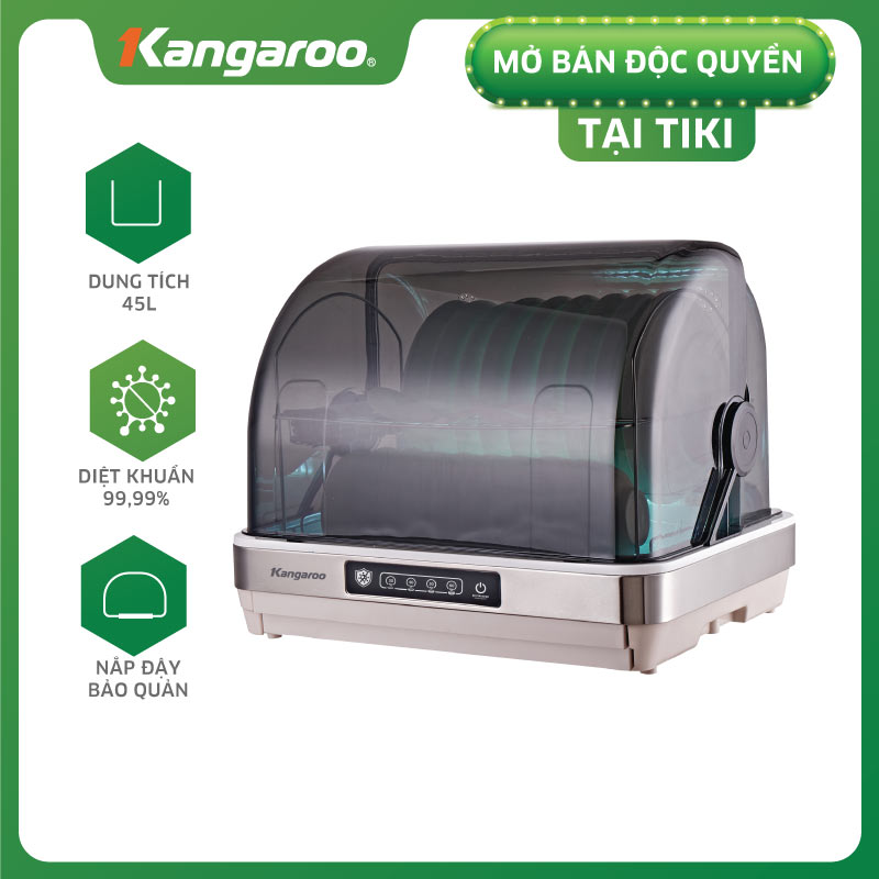 Máy sấy chén (bát) tiệt trùng Kangaroo KG45DUV (315W) - Hàng chính hãng