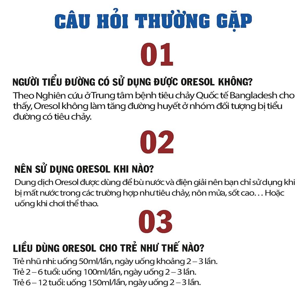 Viên sủi Oresol Pluz tăng cường sức đề kháng, giải khát, bù nước và điện giải