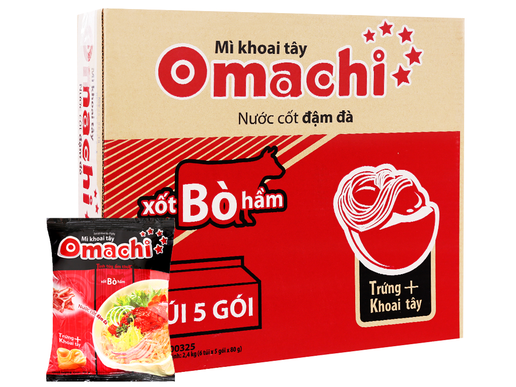 Omachi sốt bò hầm1 thùng