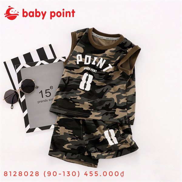 Set bộ rằn ri cực cool ngầu cho bé trai diện hè