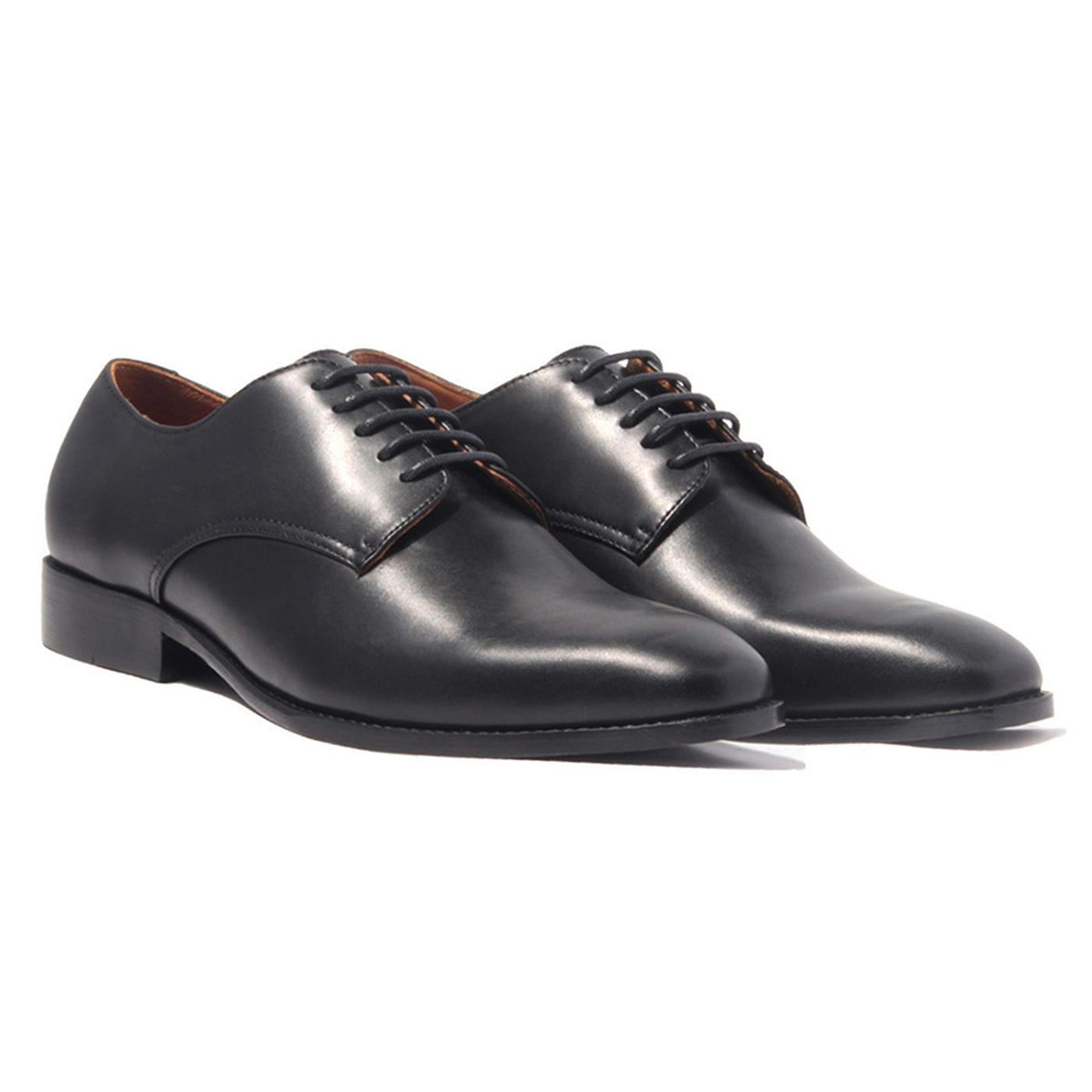 Giày Tây Nam Công Sở Banuli Da Bê Italian Dây Buộc Plan Toe Derby H1PD1 (Da Veg Itali Mềm Dẻo, Đế Siêu nhẹ, Bảo Hành Trọn Đời)