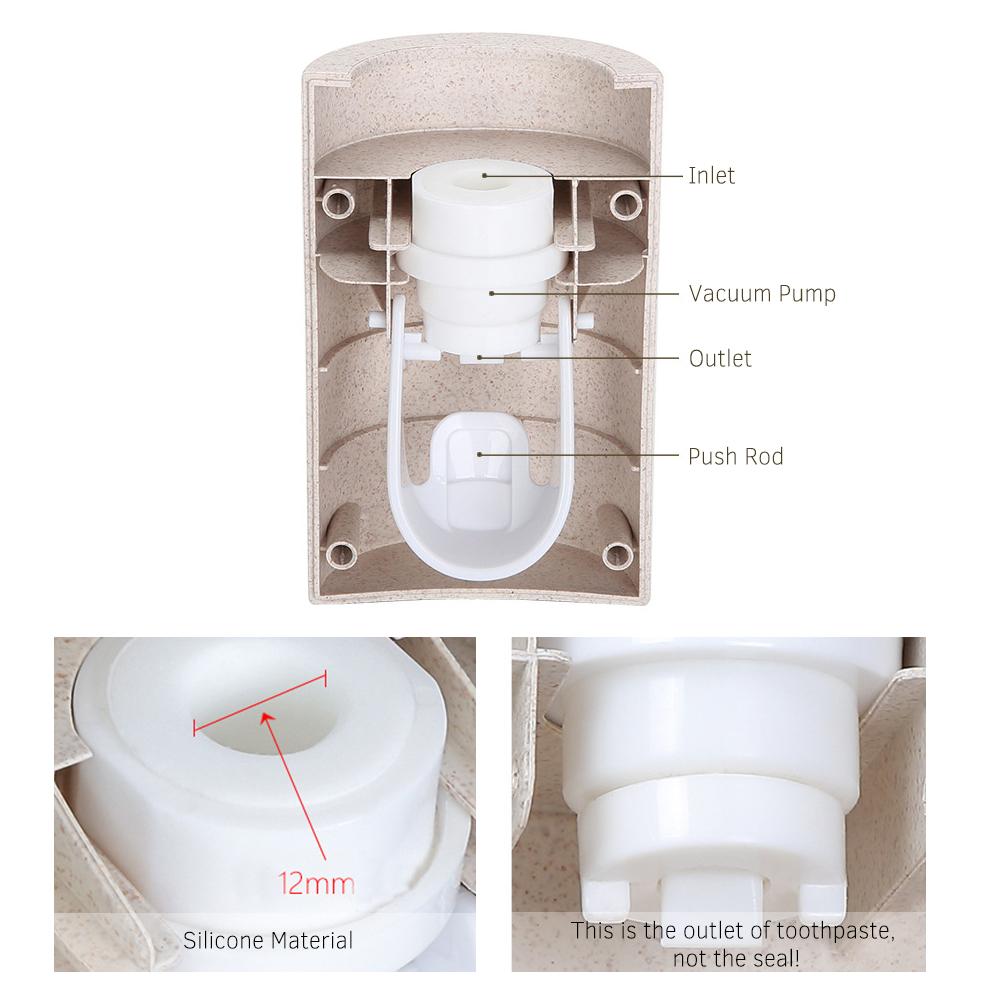 Dụng cụ bóp kem đánh răng treo tường với kích thước nhỏ gọn