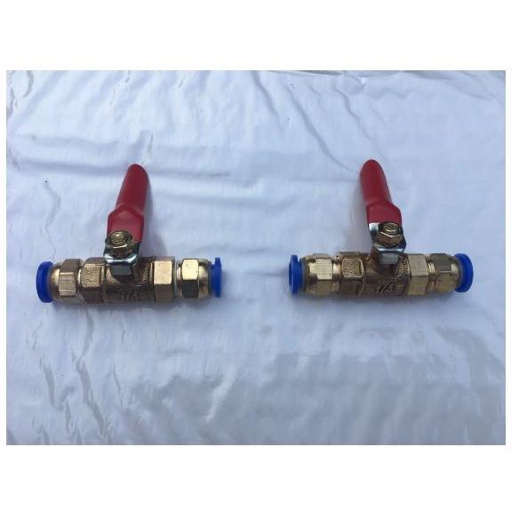 Bộ van khóa ống hơi tưới phun sương 8mm - van khóa ống phun sương