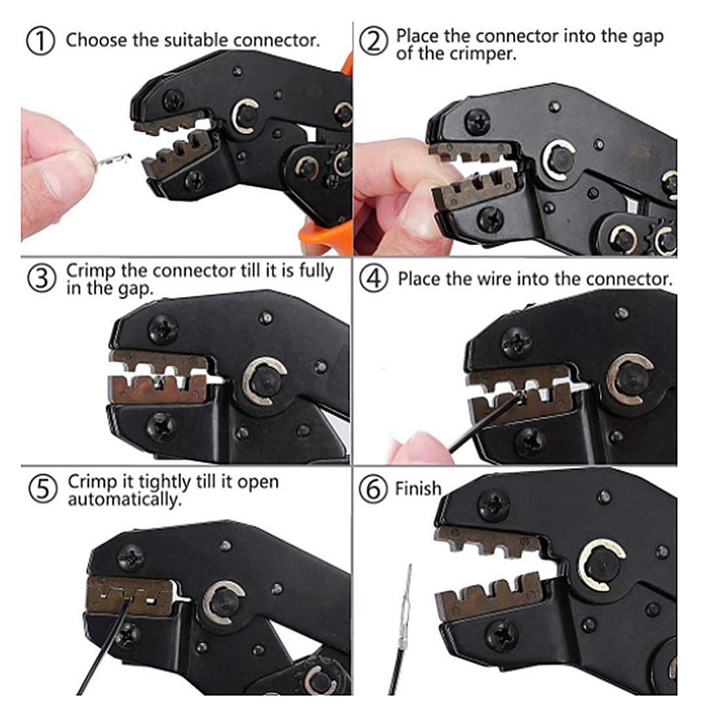 620Pcs 2.54mm Male Female Crimp 2/3/4/5/6 Plug Header Terminal Connector Set