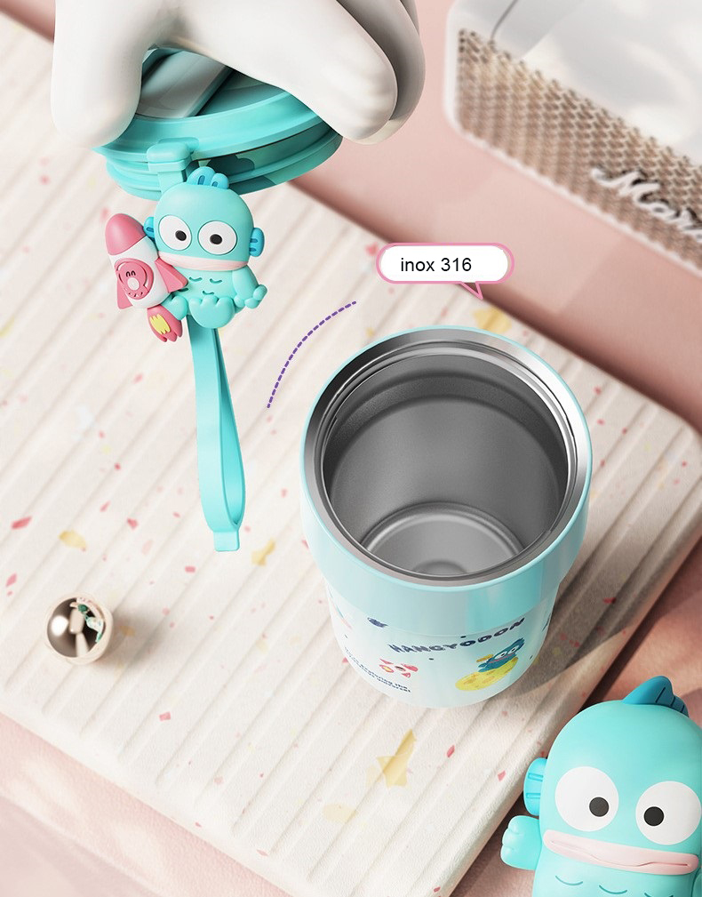 Ly giữ nhiệt inox 316 hoạt hình dễ thương 380ML
