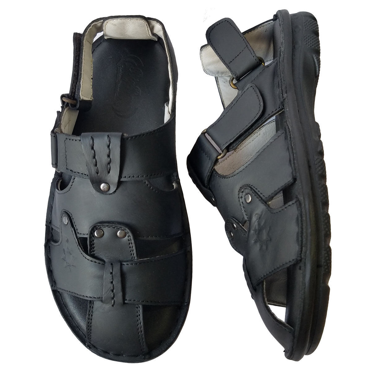 Giày Sandal Nam Bít Mũi Da Bò Thật BIGGBEN SD124