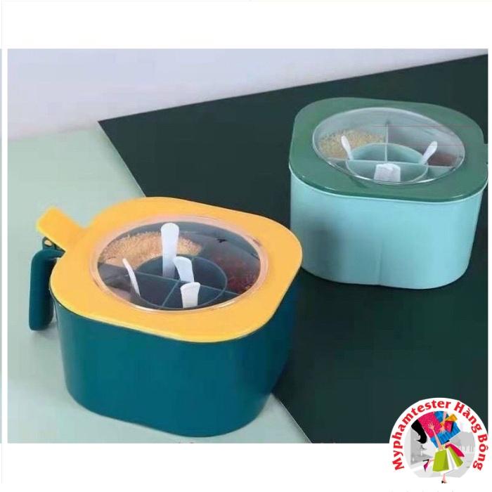 Lọ đựng gia vị, hũ đựng gia vị kèm thìa múc