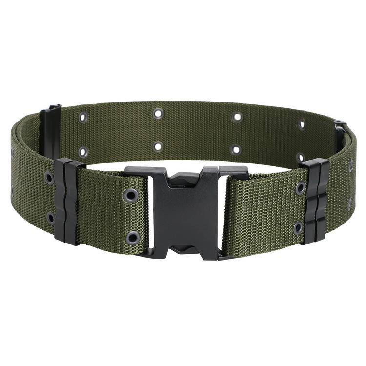 Chiến Thuật Mới Thắt Lưng Quân Sự Nylon Khóa Tự Động Đai Điều Chỉnh Quân Đội Ngoài Trời Làm Nhiệm Vụ Săn Huấn Luyện Thắt Lưng Hỗ Trợ Thắt Lưng 125CM Color: As shown