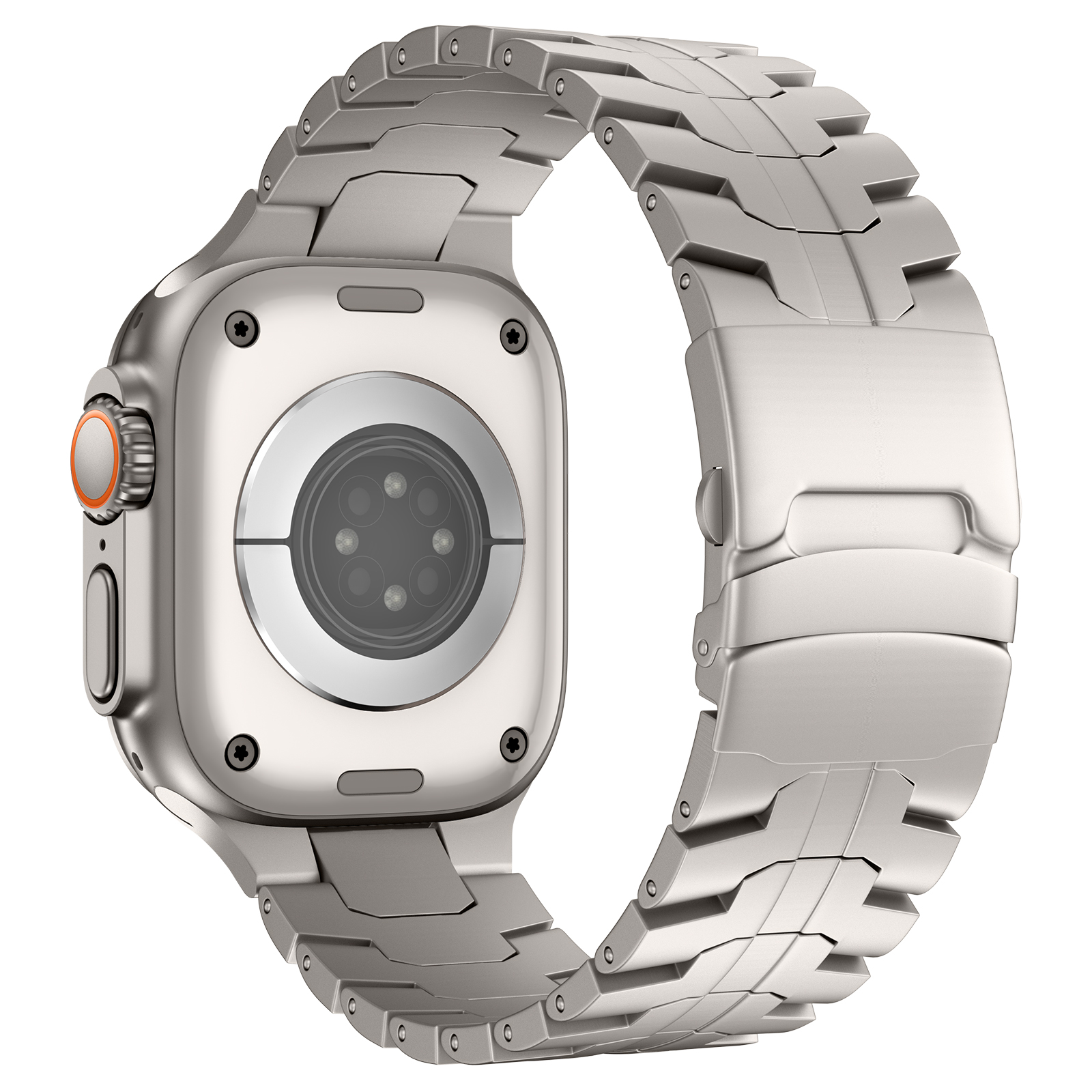 Dây Hợp Kim Titanium cho Apple Watch Series 4/5/6/7/8/9/SE2/10 & Apple Watch Ultra 1/2 Size 44/45/46/49mm - Hàng Chính Hãng