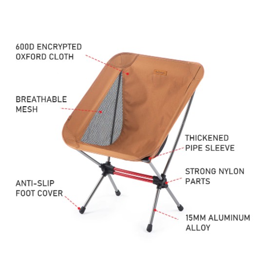 Ghế dã ngoại gấp gọn NatureHike NH20JJ027