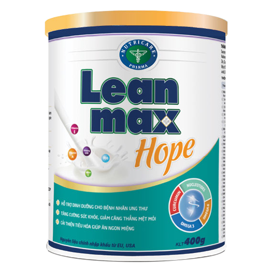 Sữa Lean Max Hope Dùng Để Bổ Sung Dinh Dưỡng Cho Người Ung Thư