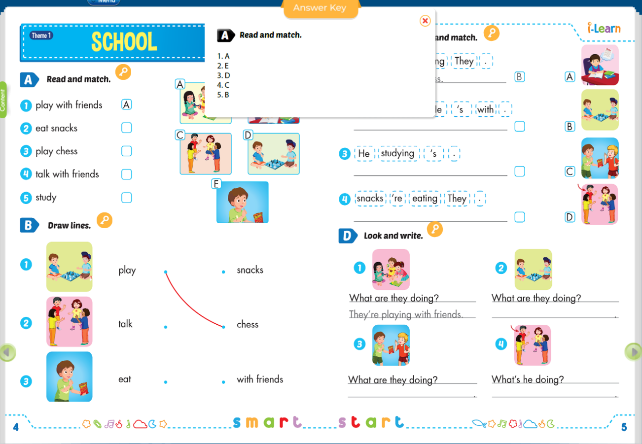Hình ảnh [E-BOOK] i-Learn Smart Start Level 4 Sách mềm sách bài tập