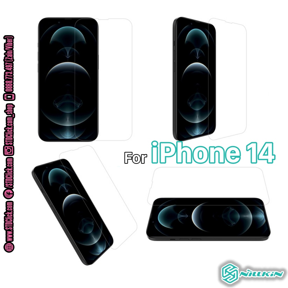 KÍNH CƯỜNG LỰC DÀNH CHO ĐIỆN THOẠI IPHONE 14 PLUS - 14 NILLKIN H+PRO 0.2mm 2.5D