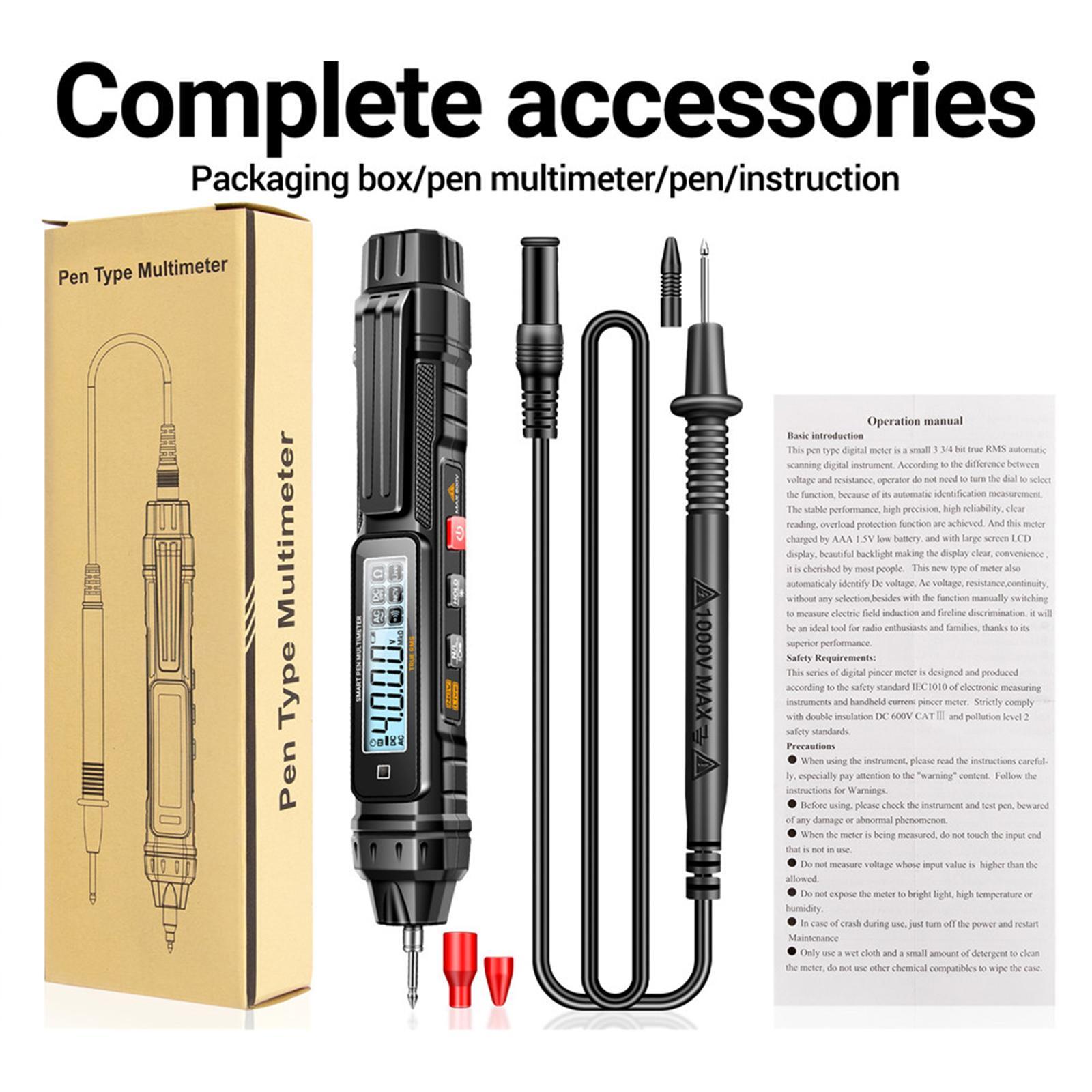 Digital Multimeter Tester Voltage Multimeter Sound Light Alarm Automatic Shutdown Electrical Voltmeter Tester Voltage