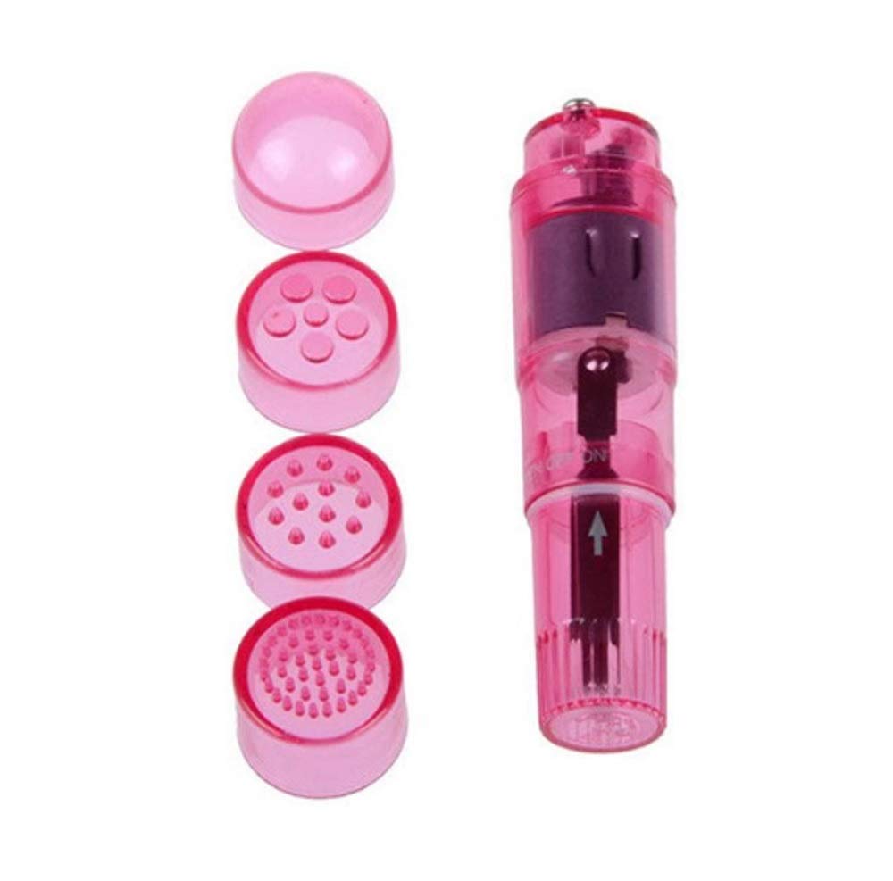 Combo 02 Máy Massage Rung Mini Cầm Tay Rung Siêu Mạnh Siêu Hot [Tặng Kèm 3 Đầu Massage Rung Tăng Năng Lượng Cơ Thể]