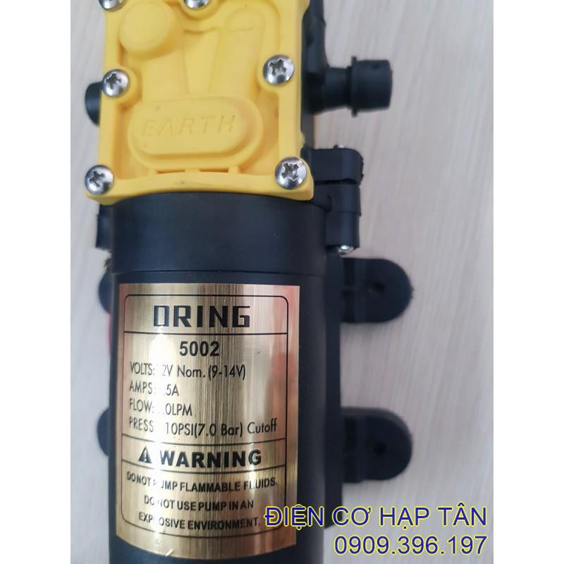 MÁY BƠM TĂNG ÁP -12V LƯU LƯỢNG 5L/phút -ứng dụng làm bộ rửa xe phun sương tưới cây tưới lan..