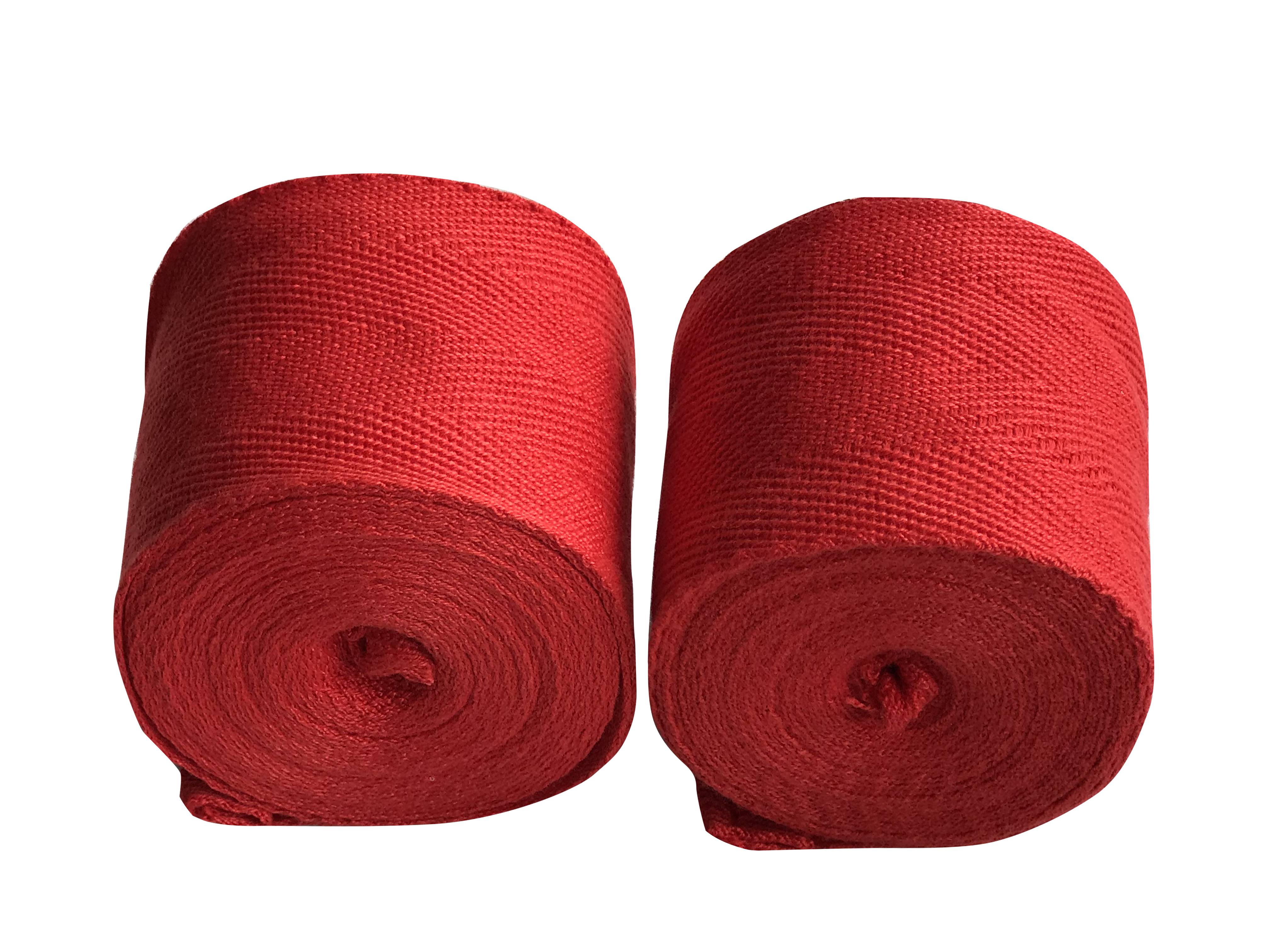 Găng boxing phong trào 10.Oz màu đỏ tặng băng đa 4m