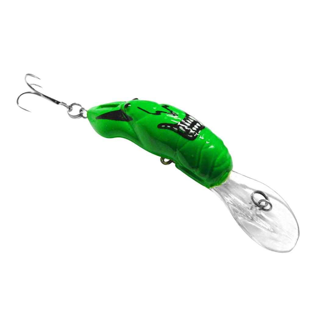 3D Hard Plastic Crankbait 8.5cm/8.2g Minnow Fishing Lure Hook Baits