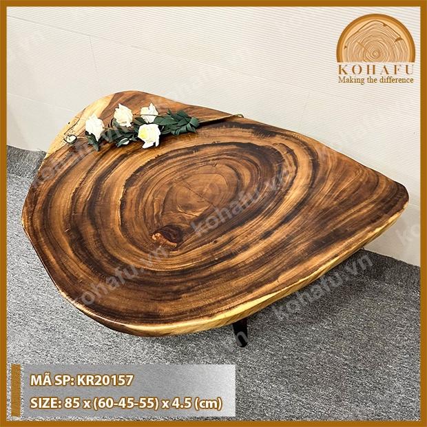 MẶT BÀN CAFE GỖ ME TÂY KIỂU DÁNG ĐỘC LẠ VÀ SANG TRỌNG KR20155-56-57