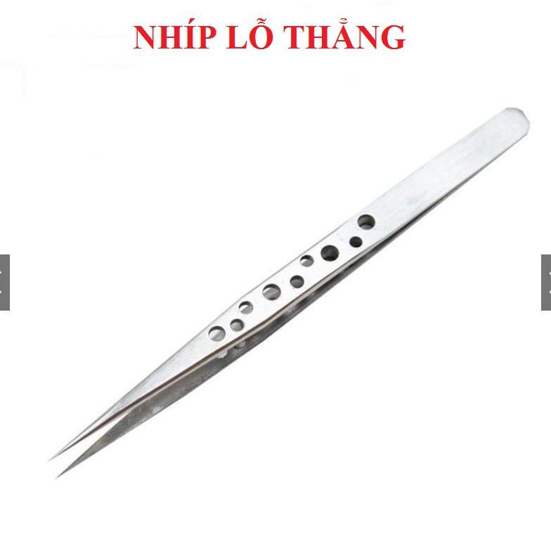 Nhíp lỗ thẳng dùng để tách mi , nối mi classic