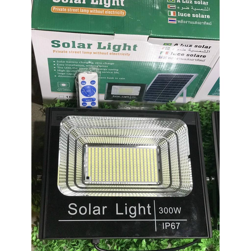 Đèn pha năng lượng mặt trời 300W,200W,100W,60W ngoài trời, siêu bền