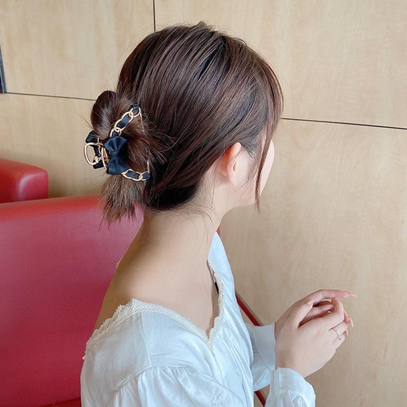 Kẹp tóc càng cua Hàn Quốc nữ đẹp hottrend 2022 kim loại cỡ size lớn iLita - Cặp búi tóc dễ thương cào 10 răng, 14 răng