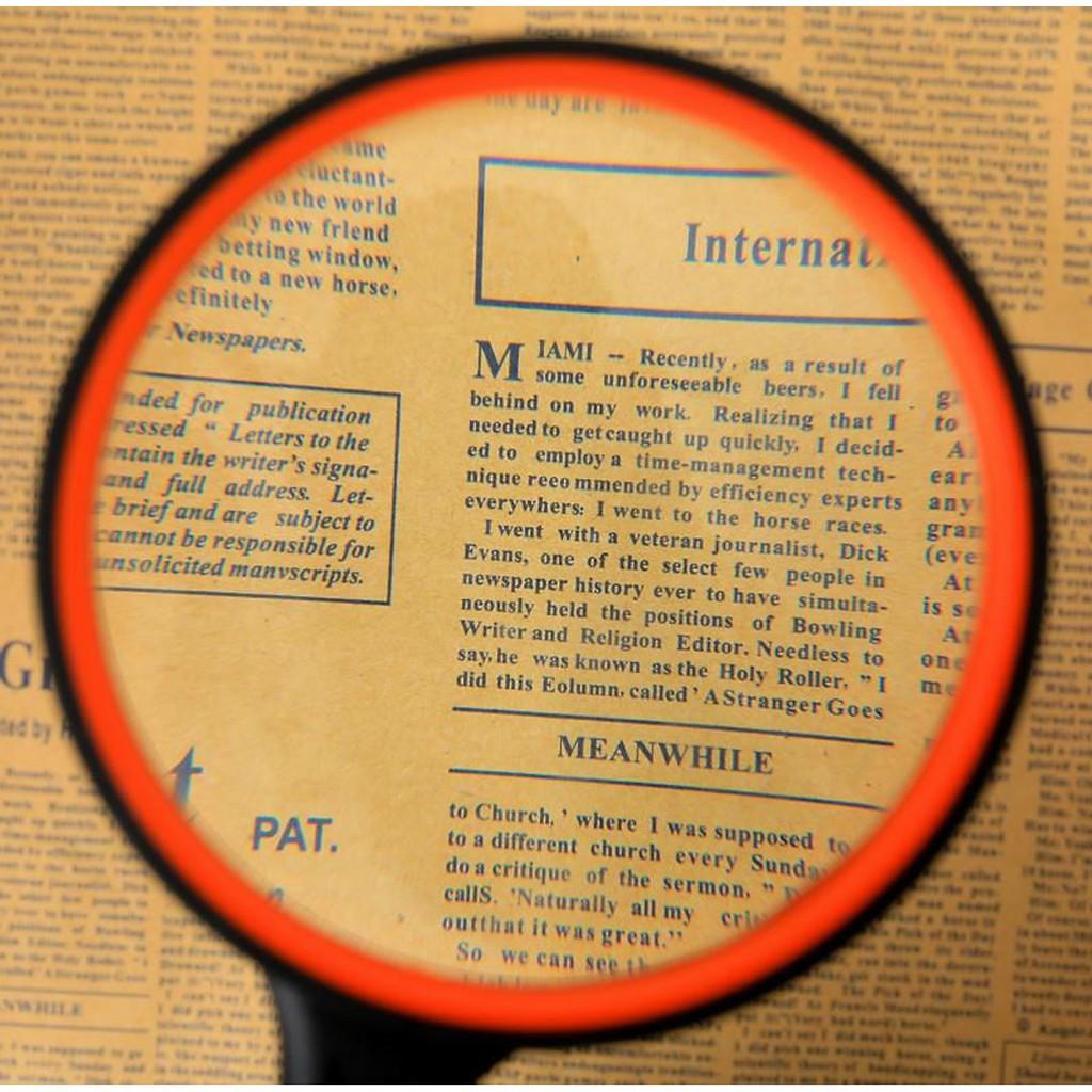 Kính lúp 100mm tay cầm chống trượt