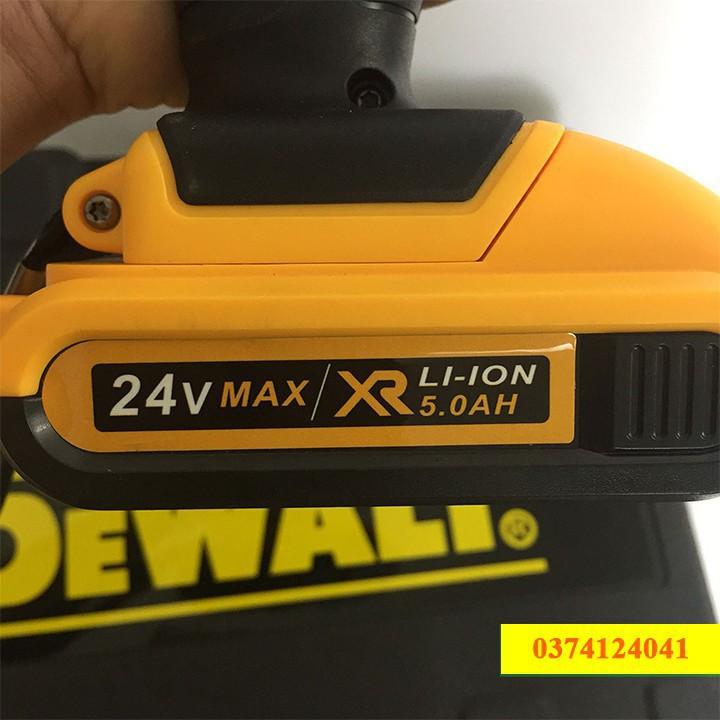 Máy Khoan Pin Dewalt 24V - Có Búa - Lõi Đồng - 3 Chức Năng- Pin chuẩn 5 cell - Máy Bắt vít