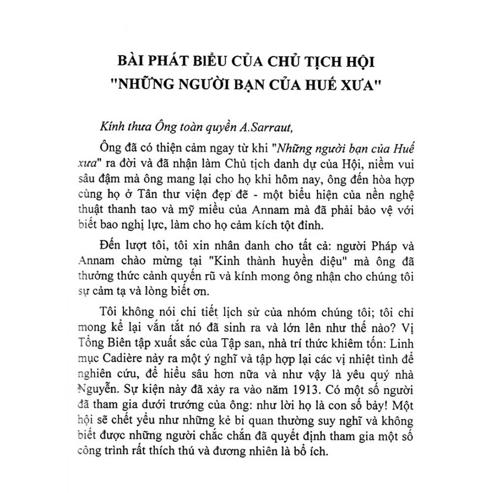 Những Người Bạn Cố Đô Huế (Tập IV - 1917)