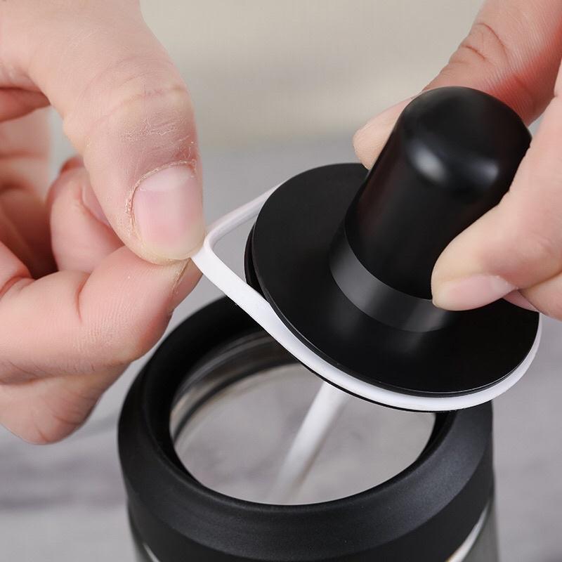 Hũ đựng gia vị thuỷ tinh có nắp kèm thìa - Hủ gia vị kèm muỗng - Lọ đựng gia vị
