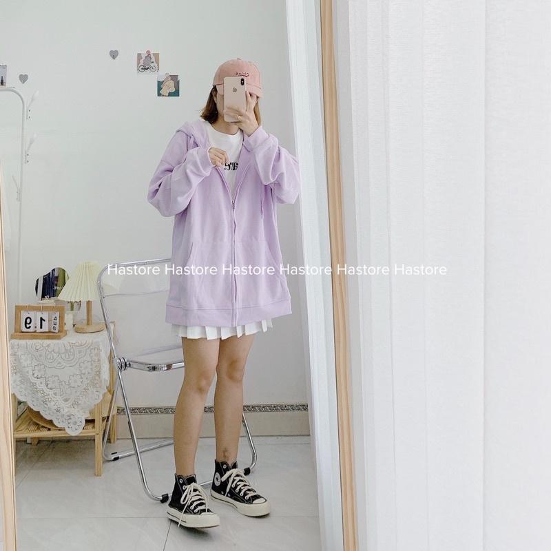 Áo khoác nỉ tăm dày dặn form to