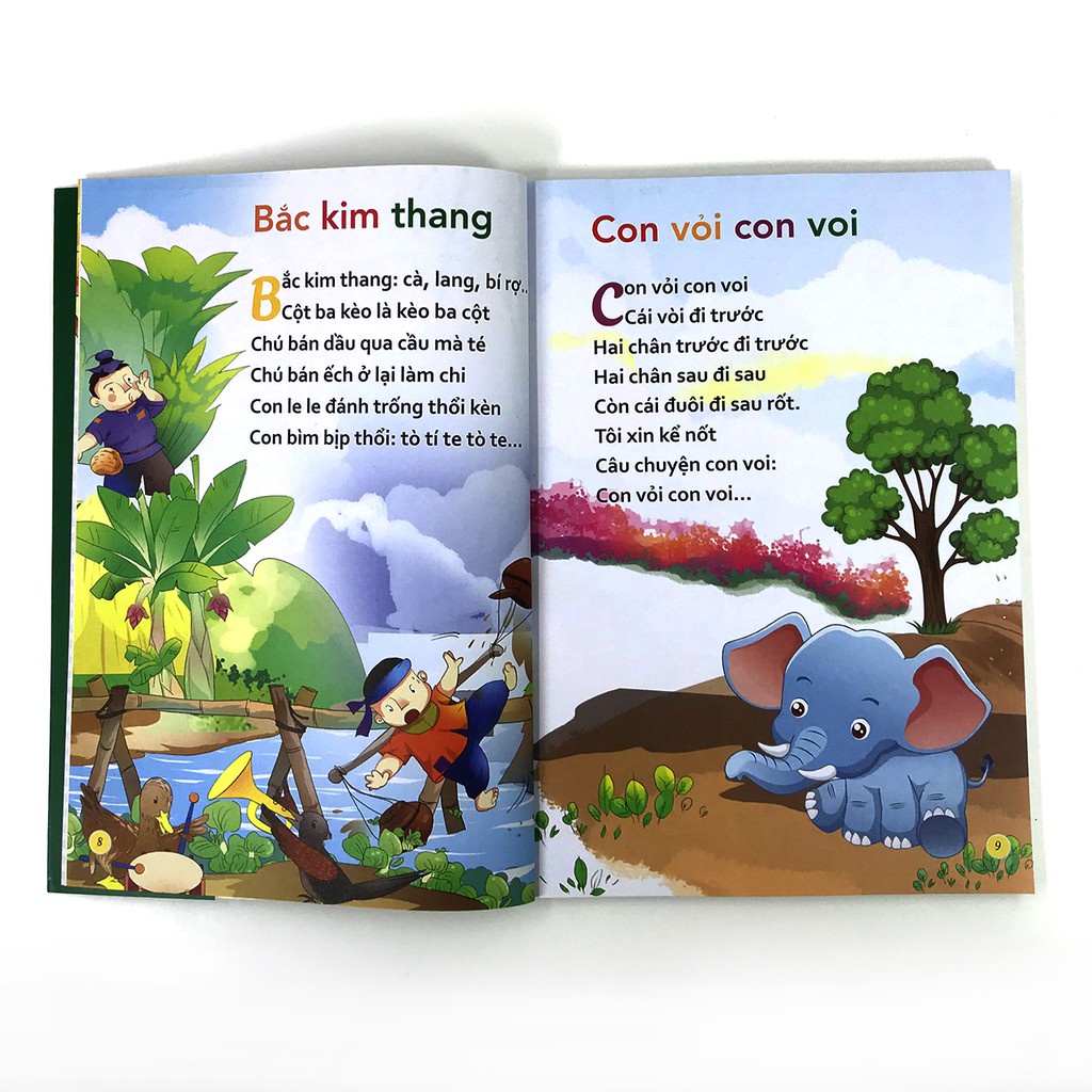 Sách - Đồng Dao Thơ Truyện cho bé tập nói - MC