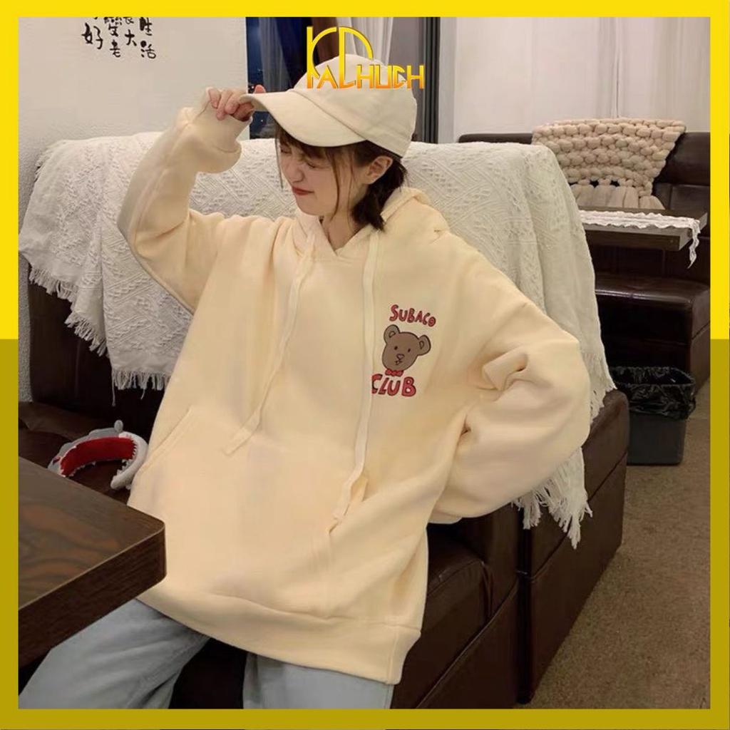 ÁO HOODIE NỮ IN GẤU DỄ THƯƠNG - SUBACO CLUB