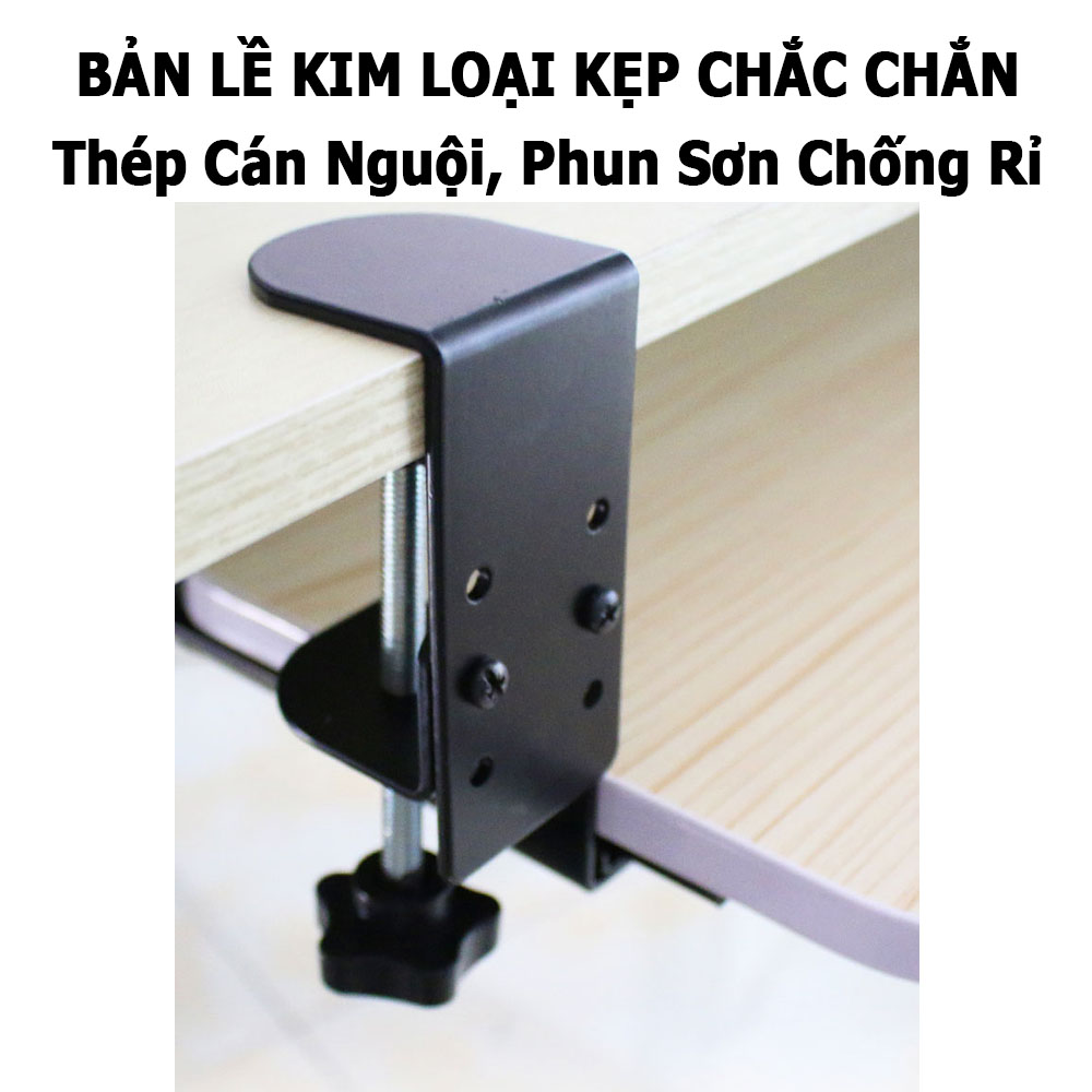 (52cm) Giá Kệ Nối Bàn Làm Việc; Giá Đỡ Dưới Bàn Máy Tính; Kệ Bàn Phím Mở Rộng; Kệ Kẹp Bàn; Giá Đở Bàn Laptop