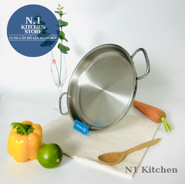 Chảo omelette inox cao cấp Korkmaz Proline 24 cm - A1185 - Hàng chính hãng