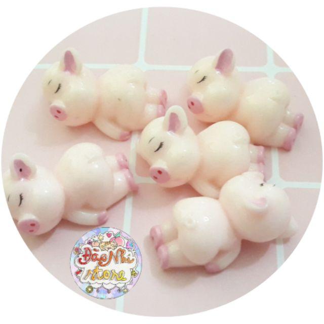 Charm Heo lười 3~4cm/charm heo/charm slime