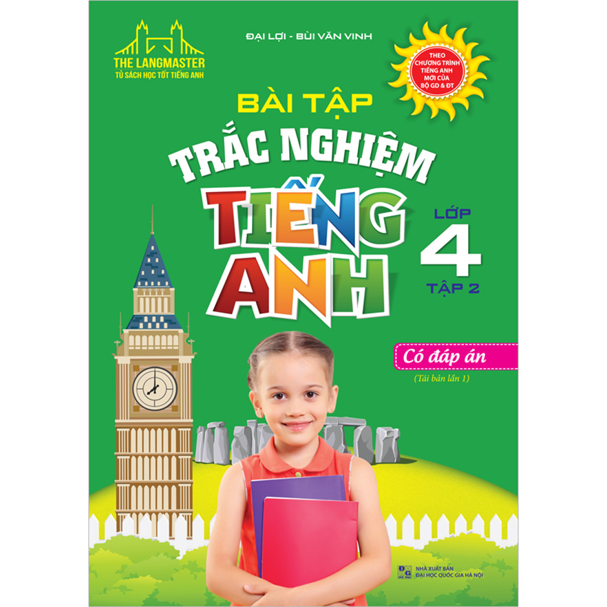 The Langmaster - Bài Tập Trắc Nghiệm Tiếng Anh Lớp 4 Tập 2 (Tái Bản Lần 01-2020)