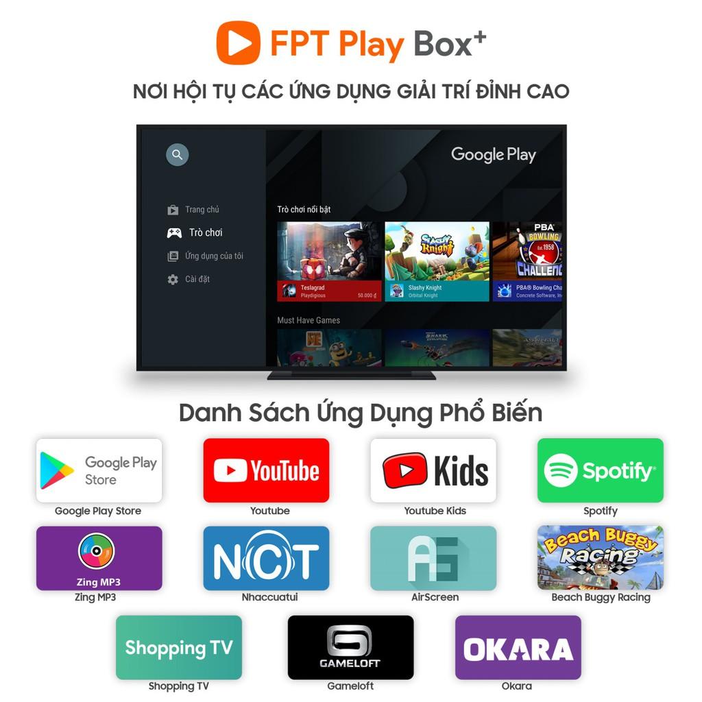 Fpt Play Box 2020 Plus 4K ST550 Android box Smart box Fpt TV Box Fpt 2020 Fpt TV Box 2020 Android TV Box 10 Đầu thu Fpt Box 2020 Tivi Box giọng nói - Chính Hãng - Tặng chuột không dây