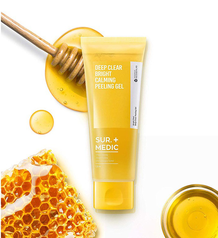 Tẩy Tế Bào Chết Làm Sáng Da Dạng Gel Sur.Medic+ Deep Clear Bright Calming Peeling Gel 120ml