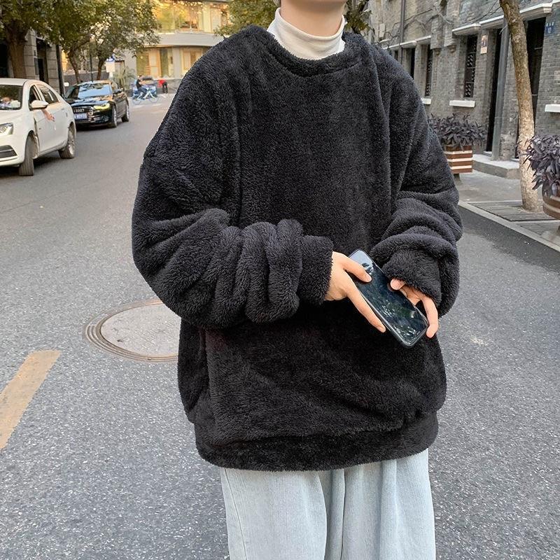 Áo sweater Lông Cừu Oversize Nam Nữ, Áo Bông Mịn Đẹp Bất Chấp Gió Mùa Luôn