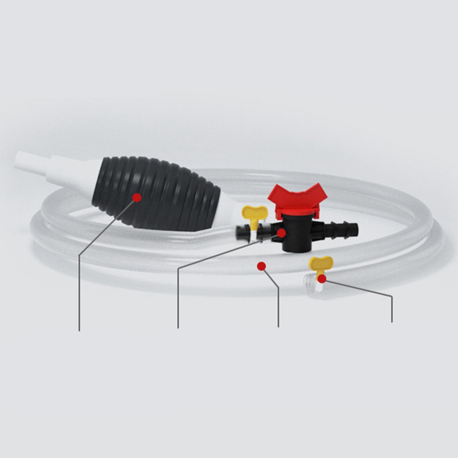 Liquid Petrol Portable fuel transfer hose pump 100cm