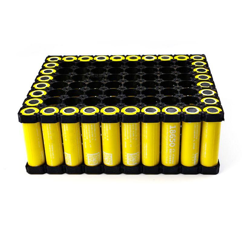 20 chiếc Giá đỡ 18650 Giá đỡ Chân đế bằng nhựa Giá đỡ 18650 cho Bộ pin 18650 Phụ kiện DIY Màu sắc: Đen