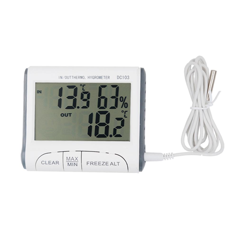 All in one DC103 Digital Thermometer Hygrometer Tester Cº/Fº High Accuracy#2