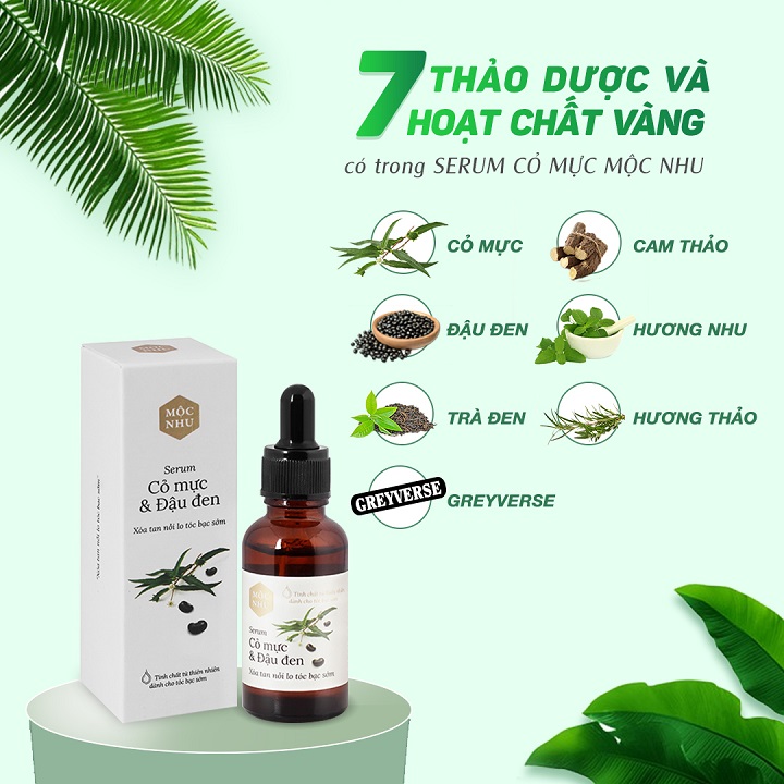 Bộ 2 serum Cỏ Mực Mộc Nhu 30 ml