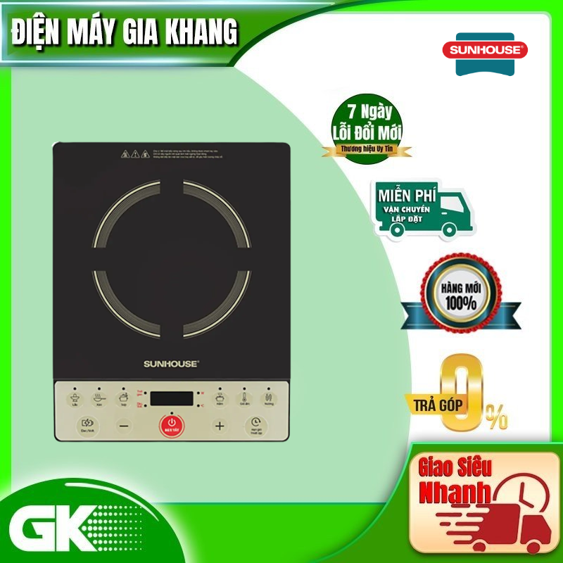 Bếp từ đơn Sunhouse SHD6165 2000W - Hàng chính hãng