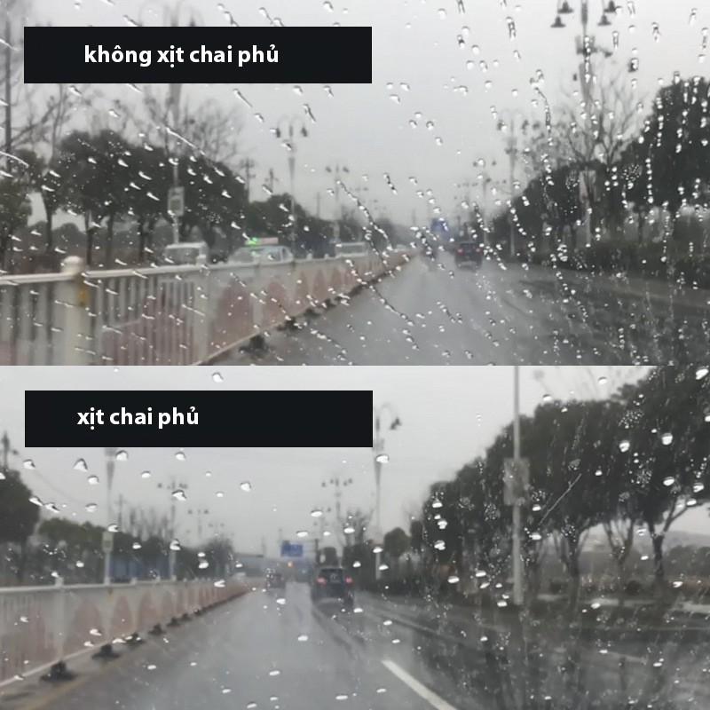 Phụ kiện ô tô Dung dịch Nano Chống Bám đọng nước mưa trên Kính ô tô công nghệ Nhât Bản 120 mL