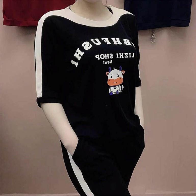 Set Bộ Đồ Nữ Mặc Nhà , Chất Cotton Mềm Mịn Thoáng Mát